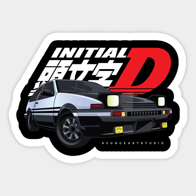 Ae86 Sticker by cungtudaeast